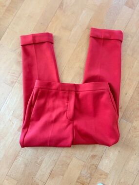 Ann Taylor Slim Burnt Orange Ankle Pants